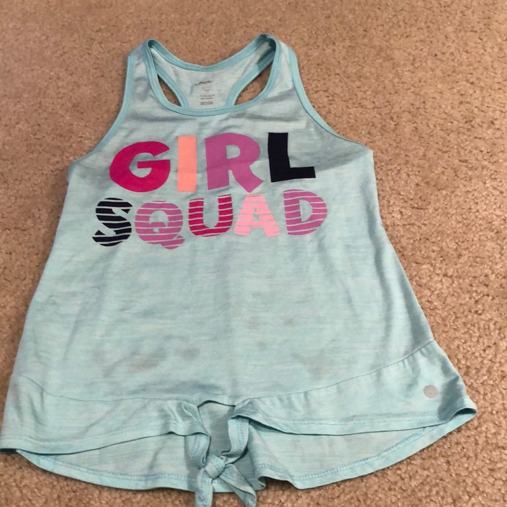 Blue tank top